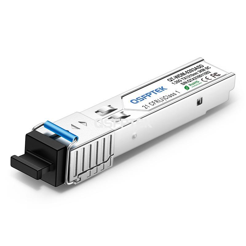 MIKROTIK S-35LC20D Compatible 1000BASE-BX BiDi SFP Transceiver Module ...