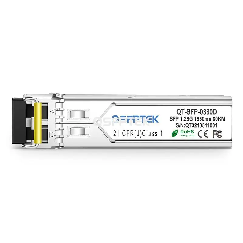 Cisco GLC-ZX-SM Compatible 1000BASE-ZX SFP 80km Transceiver - QSFPTEK