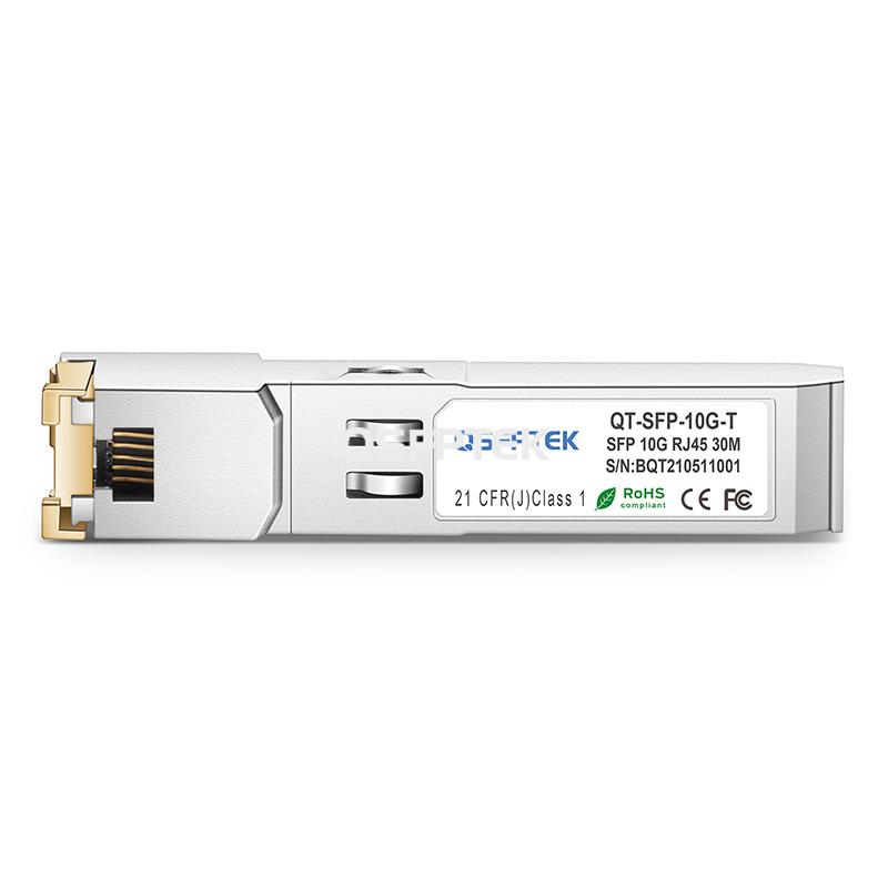 10GBase-T RJ45 SFP+ Module, 10G SFP+ RJ-45 Copper Transceiver for Cisco SFP- 10G-T-S, Ubiquiti UniFi UF-RJ45-10G, Mikrotik, Fortinet, Netgear, D-Link, 