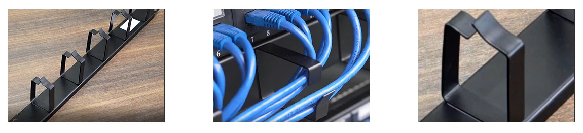 Horizontal Zero U Cable Management Server Rack - 23 - AnD Cable