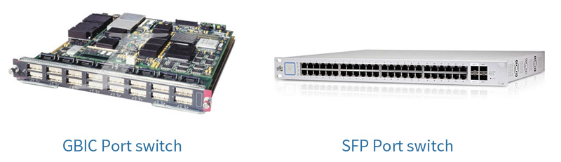 GBIC port switch vs SFP port switch