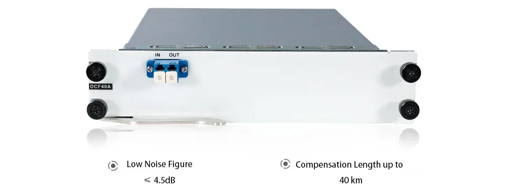 QT860-DCF40, 40KM DCF Passive Dispersion Compensation Fiber Based Module