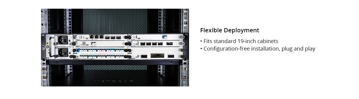 7 Slot 2U Managed Chassis Platform Unloaded for OTN