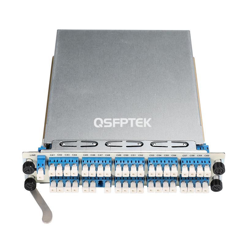 40ch C21-C60 Active Single Fiber DWDM Mux and Demux Module