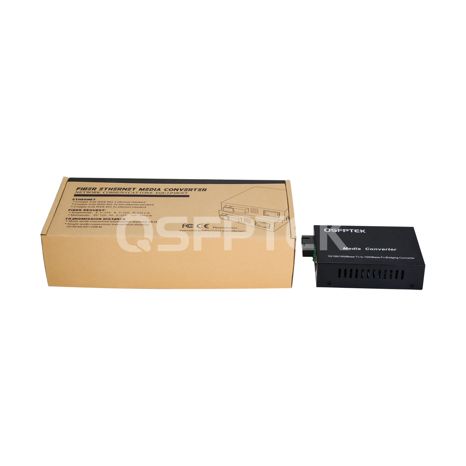 10/100/1000Base-Tx to 1000Base-LX Gigabit Ethernet Media Converter ...