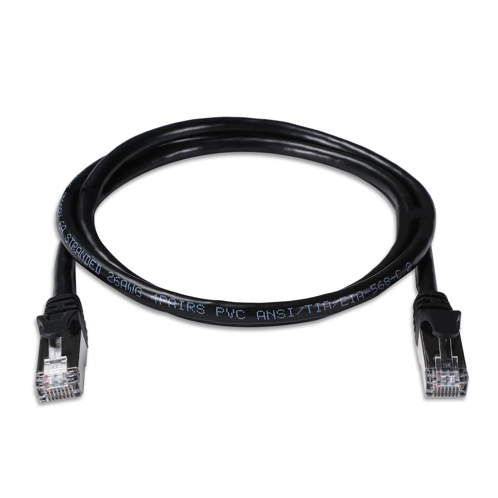 Cat6a Network Patch Cable Snagless Unshielded (UTP), 26AWG