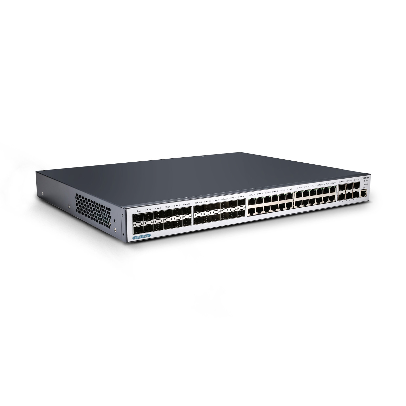 48-Port Gigabit Ethernet L3 Stackable Switch with 10G Uplinks, S5300 ...