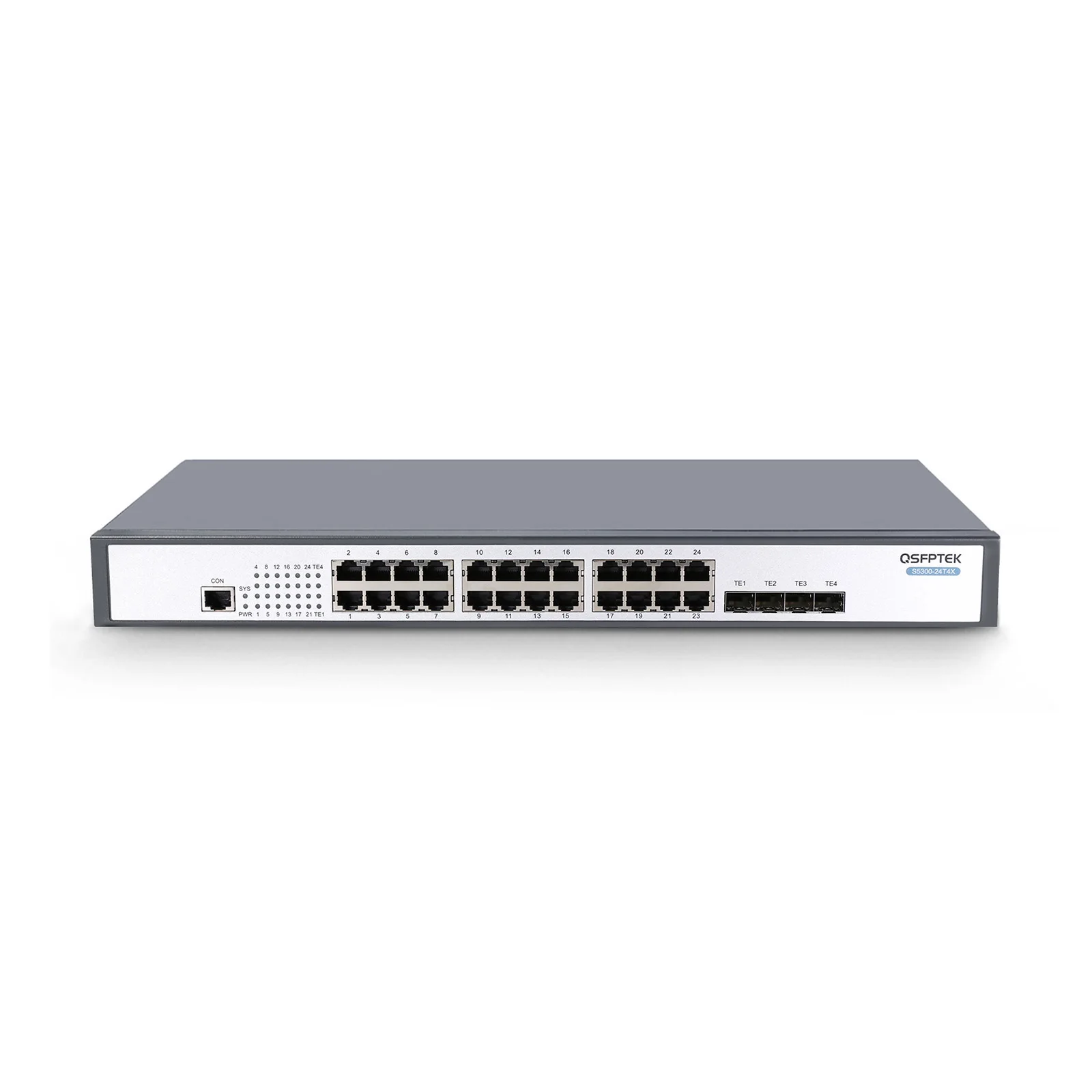 Industrial Gigabit Managed Ethernet PoE Switch, 24 Ports PoE+, 4 Ports  Combo Uplink