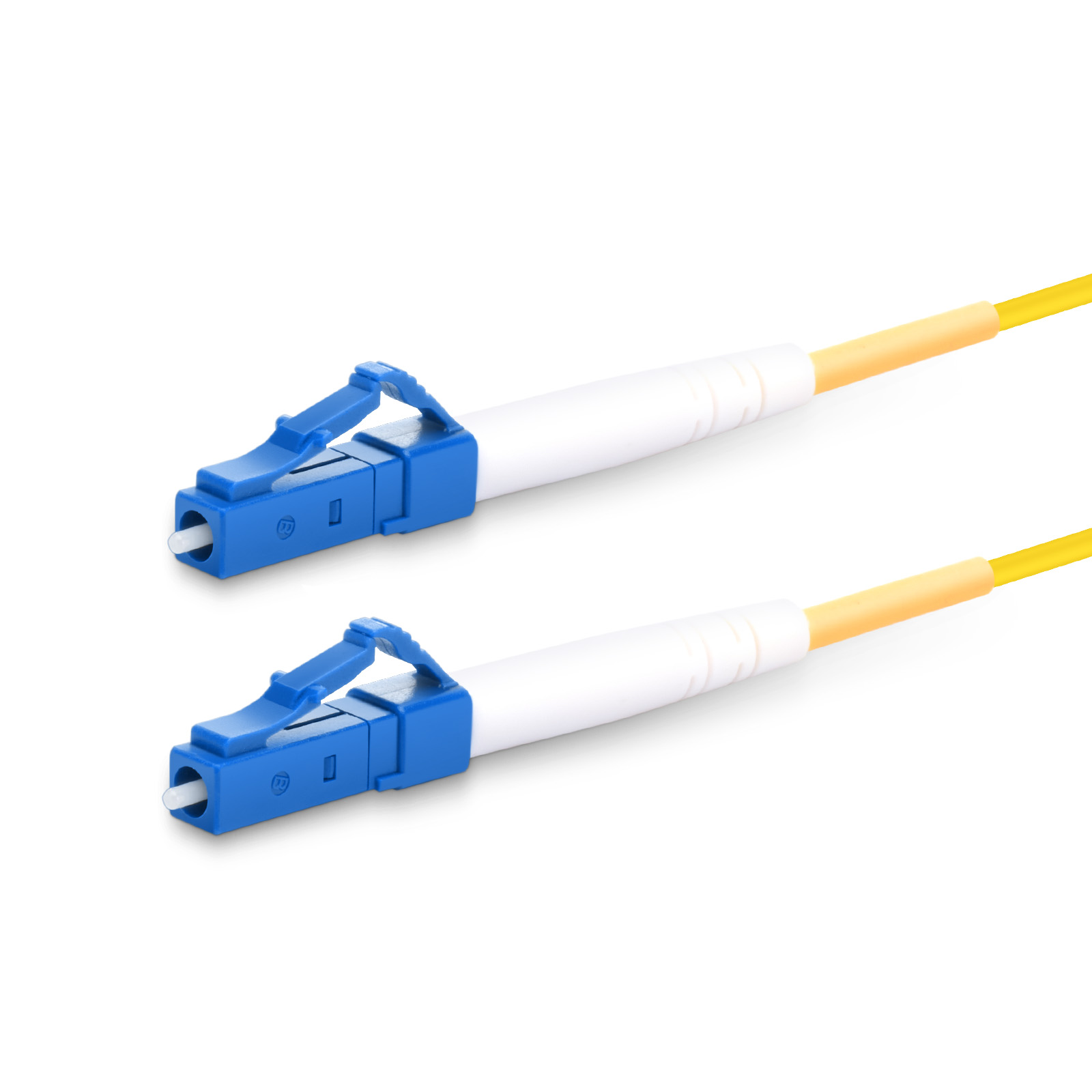 LC UPC to LC UPC Simplex OS2 2.0mm LSZH Fiber Optic Patch Cable 5m-QSFPTEM