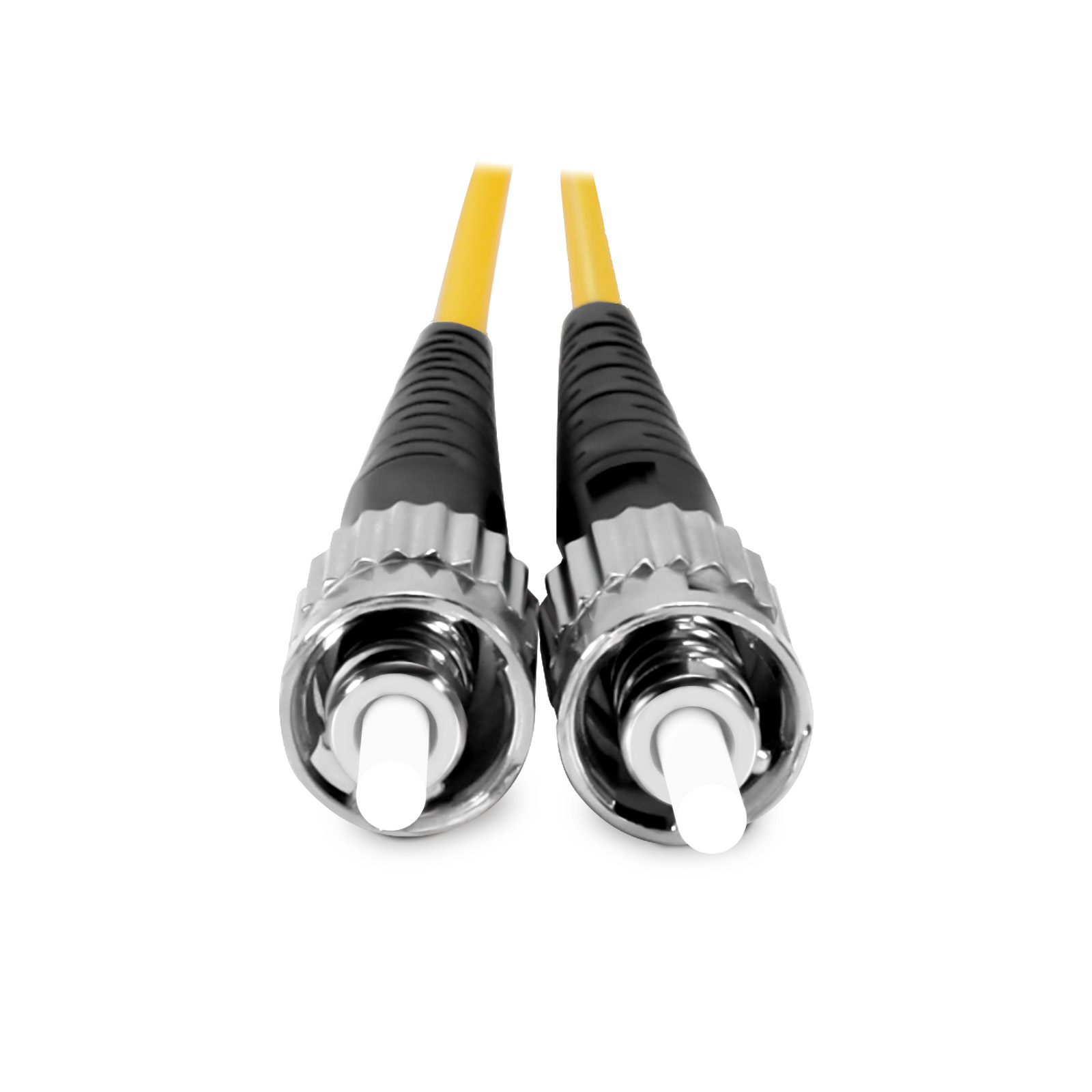 ドメイン LC UPC to ST UPC Duplex OS2 2.0mm PVC Fiber Optic Patch Cable 1.5m
