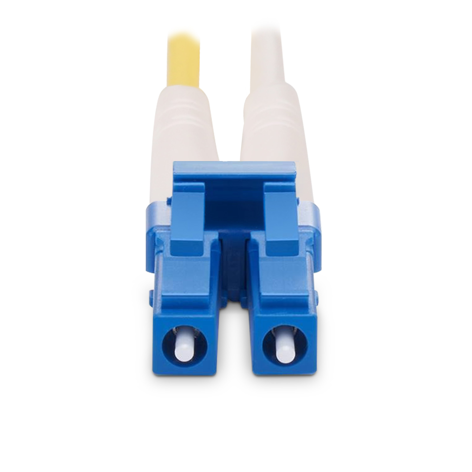 LC UPC to ST UPC Duplex OS2 2.0mm PVC Fiber Optic Patch Cable 15m