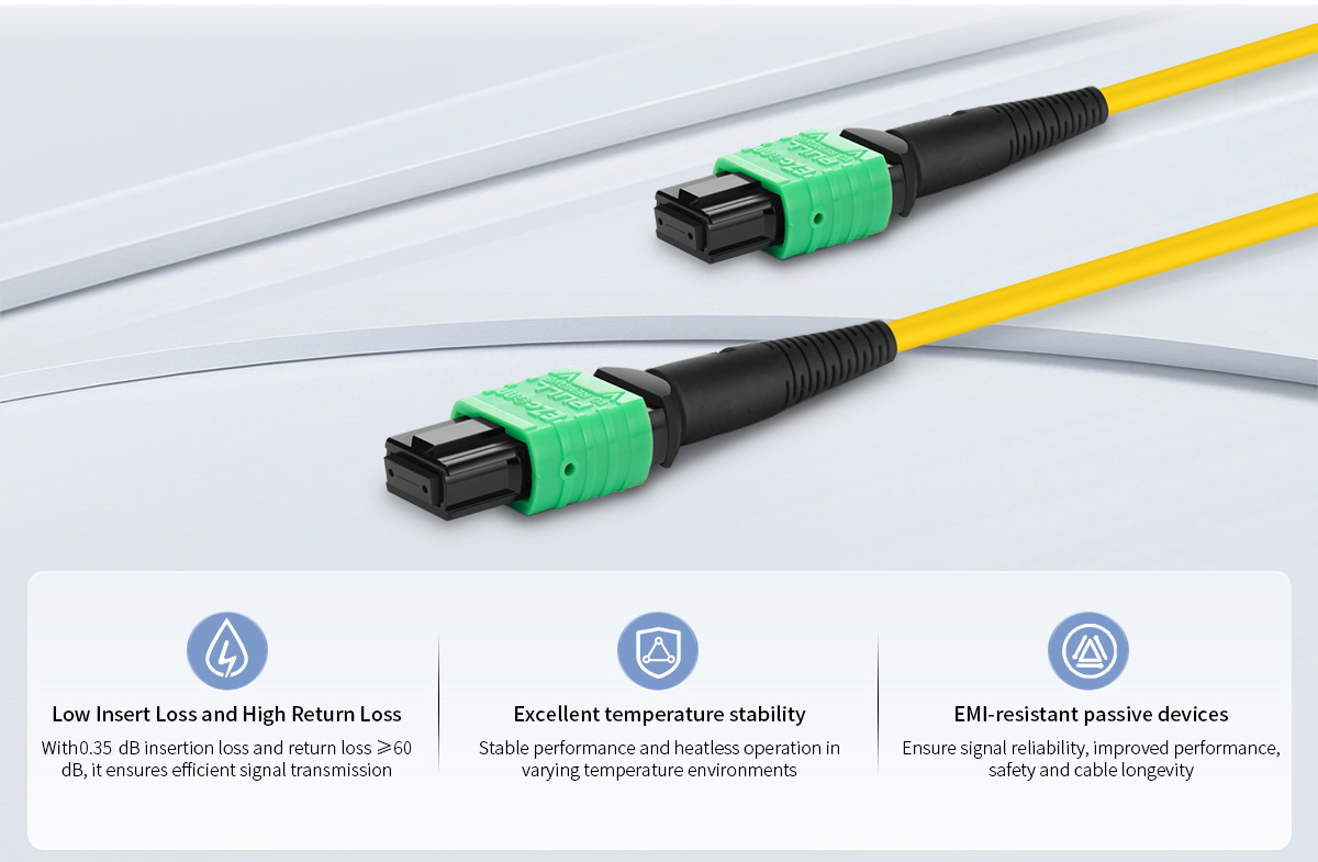 MTP OS2 cable with Excellent Transmission Stability