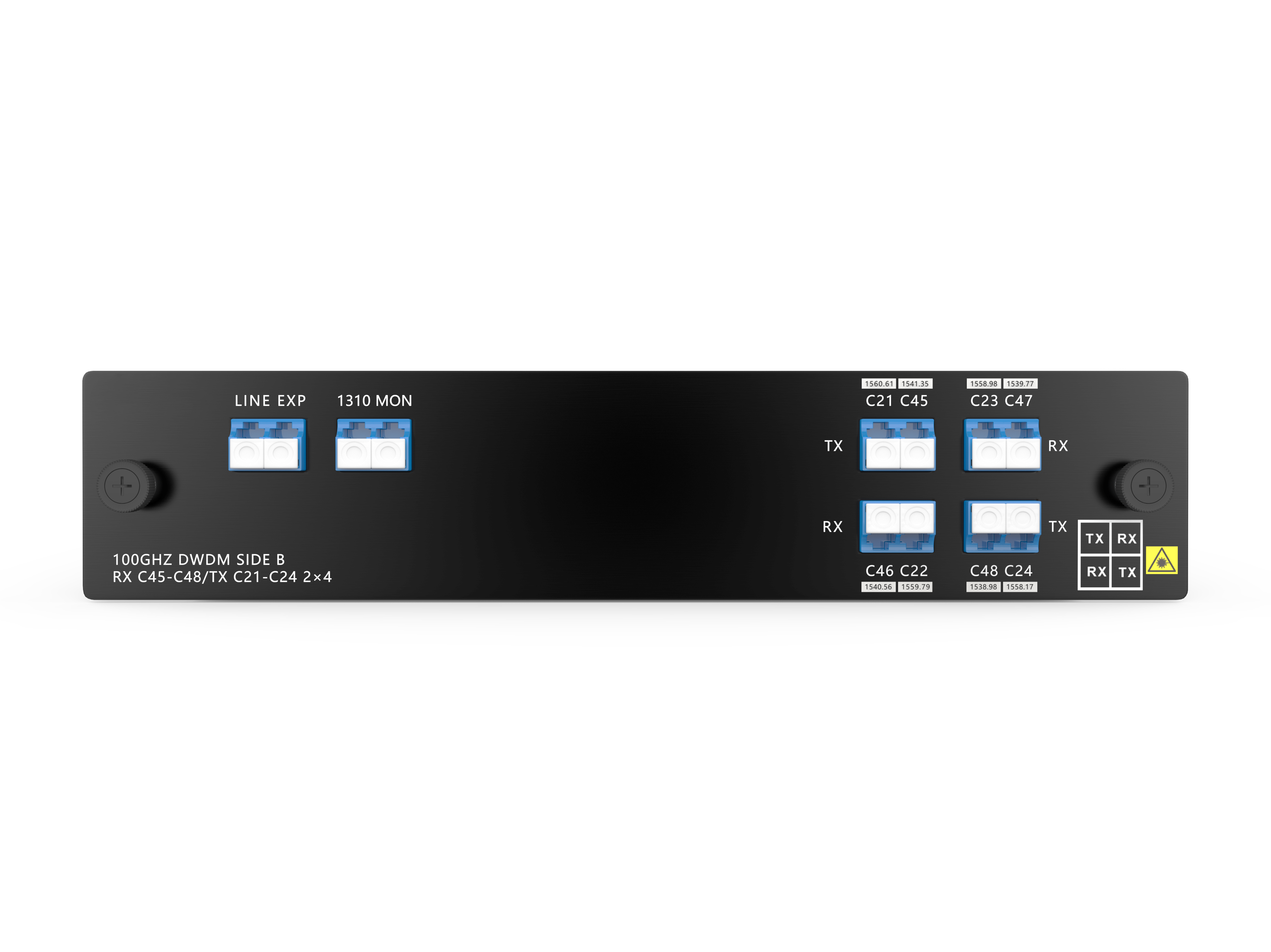 4CH C45-C48 Single Fiber DWDM MUX DEMUX-QSFPTEK