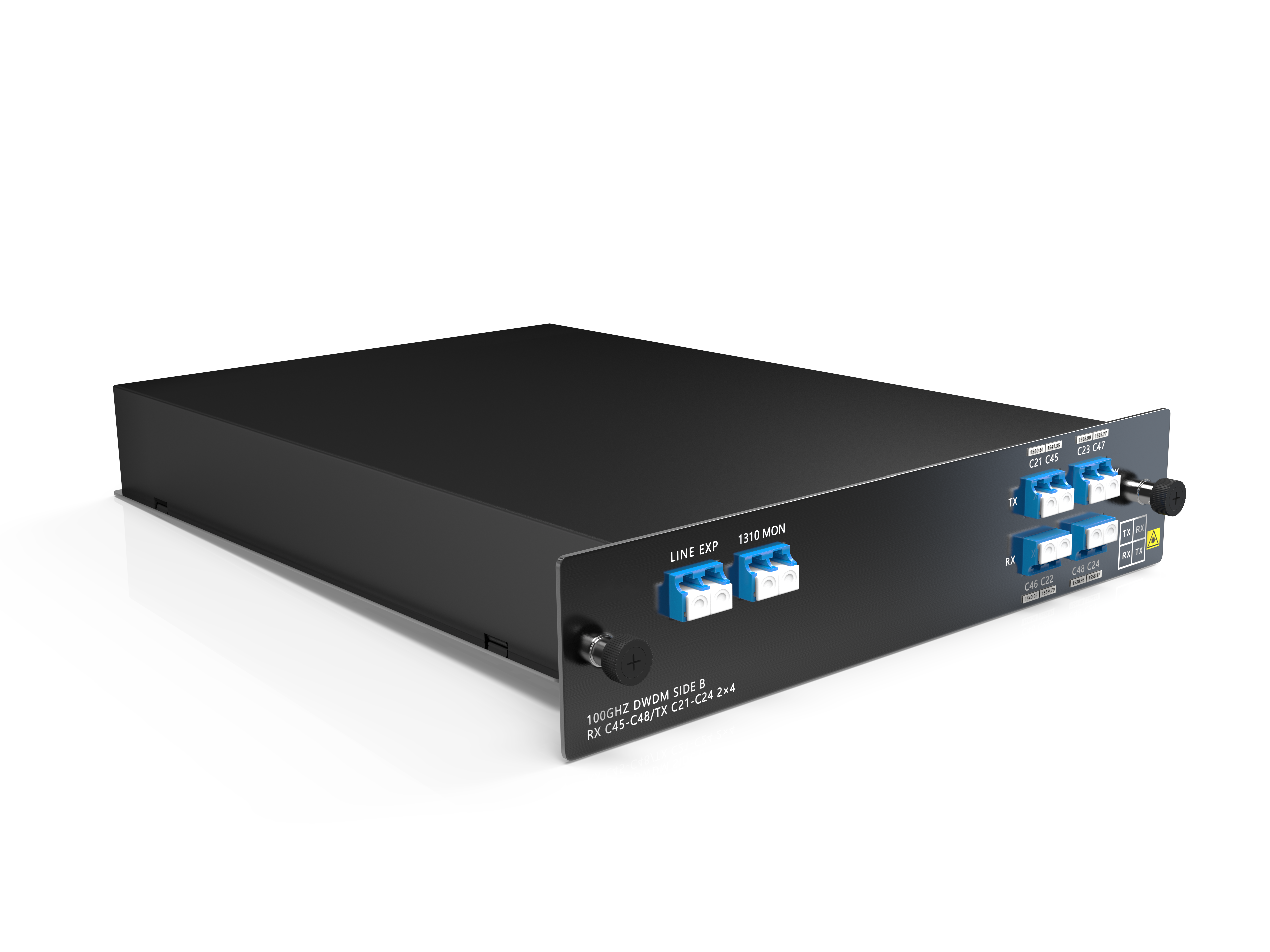 4CH C45-C48 Single Fiber DWDM MUX DEMUX-QSFPTEK