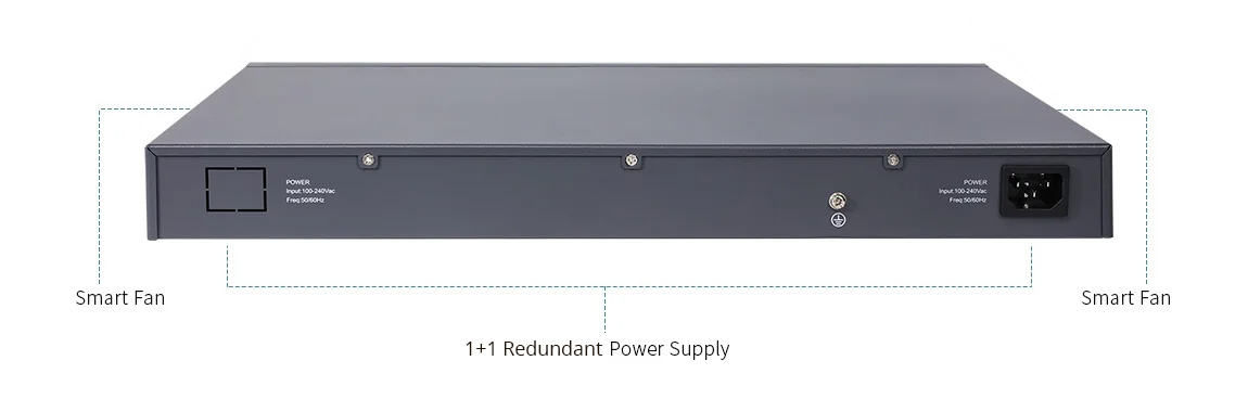 S5300-48S6X smart fans and ac power supply