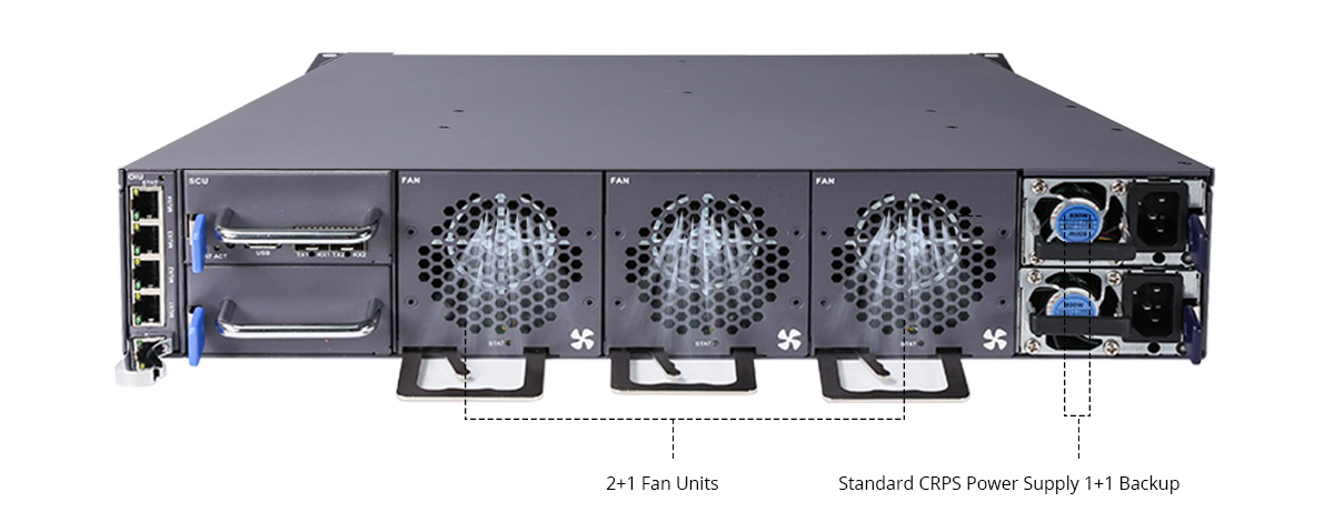 QT900-CH2U08 power supply and fans