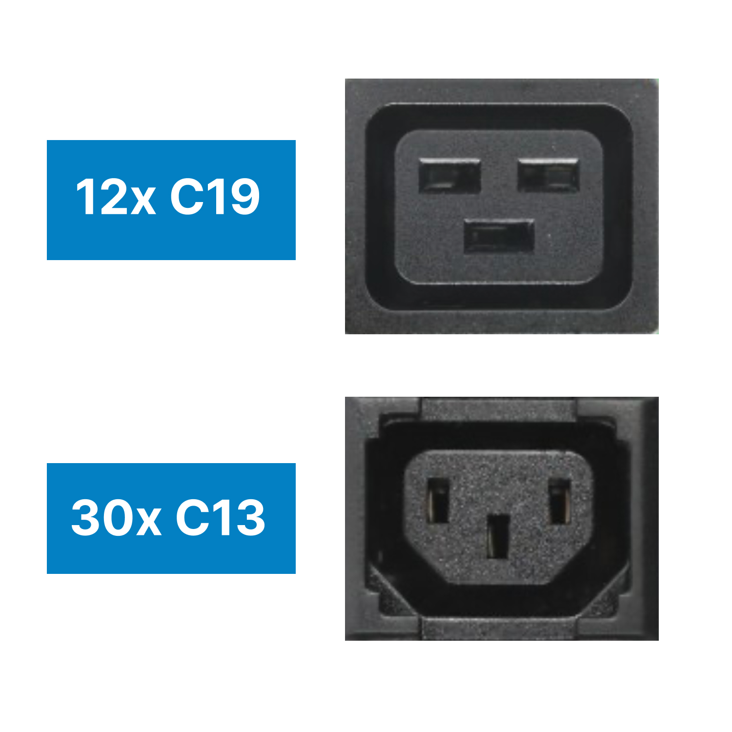※U QTP-X3S634201 42 Outlet Switched PDU 3 Phase 63A / 208V -QSFPTEK