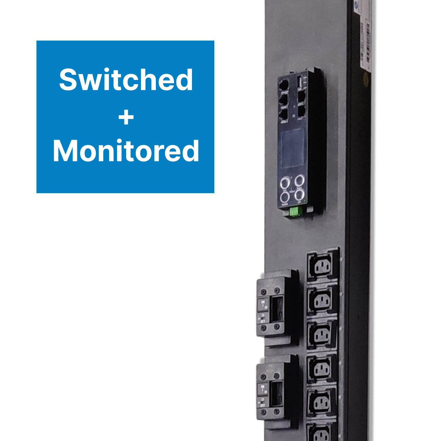 QTP-X3S634201 42 Outlet Switched PDU 3 Phase 63A / 208V -QSFPTEK