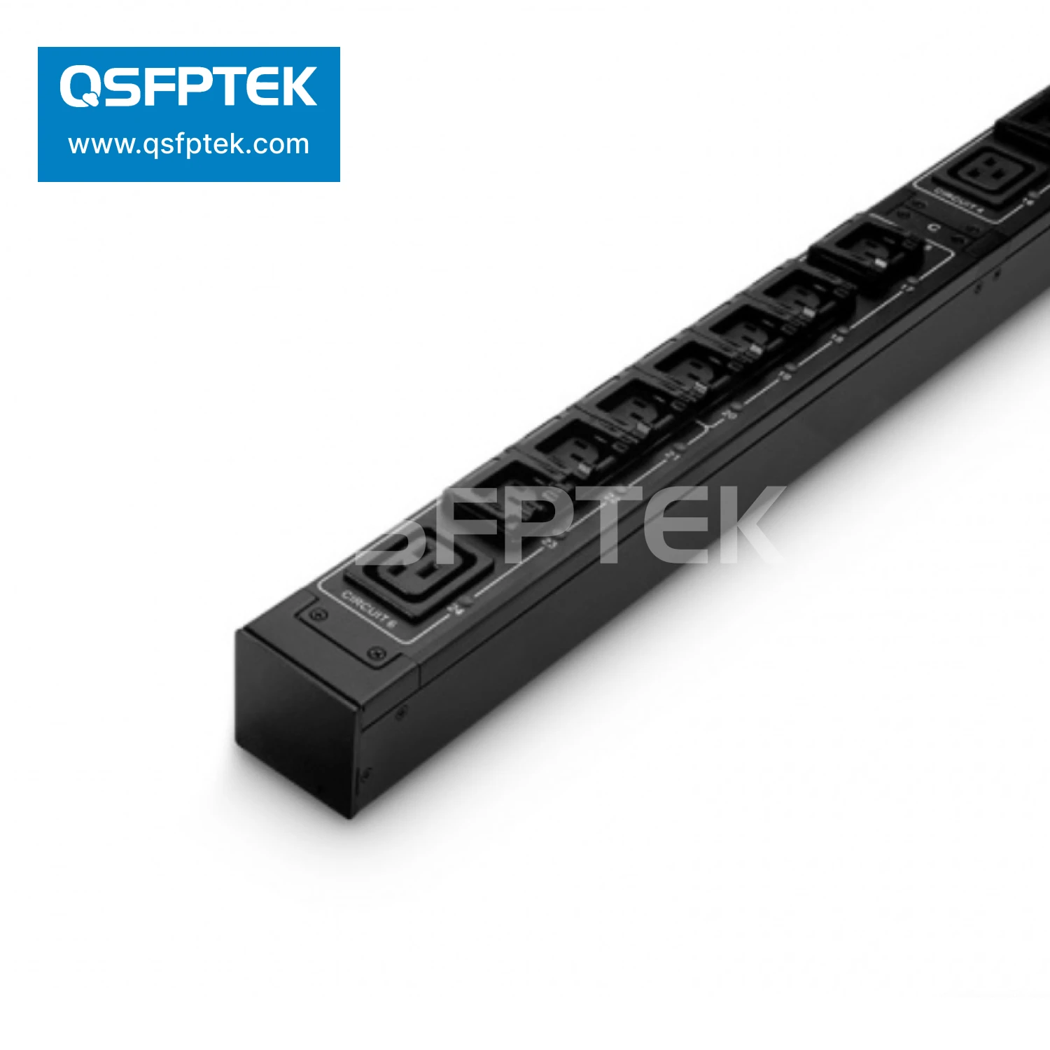 QTP-X1S302402 24コンセント スイッチ付きPDU 単相1A / 30V -QSFPTEK
