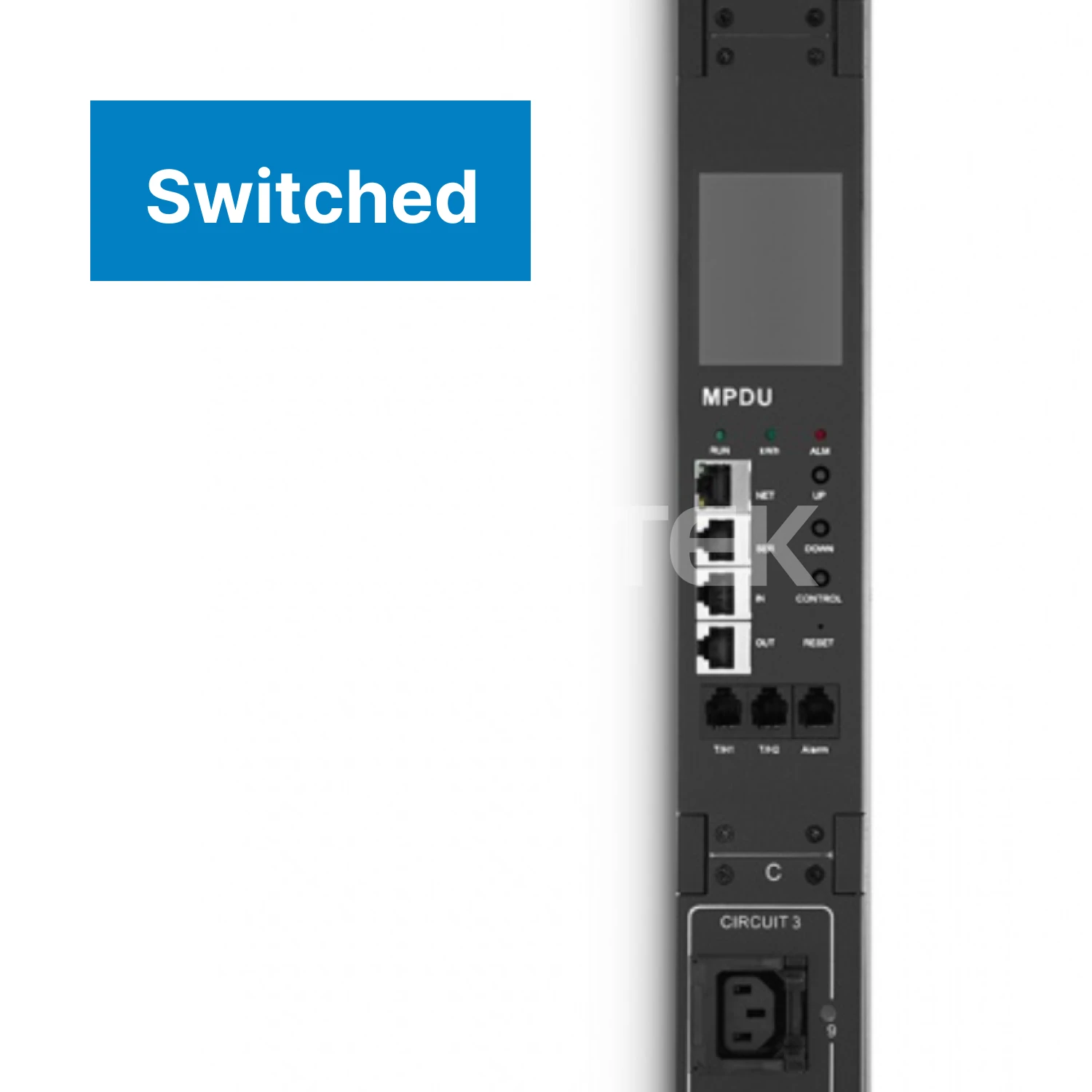 QTP-X1S302402 24コンセント スイッチ付きPDU 単相1A / 30V -QSFPTEK