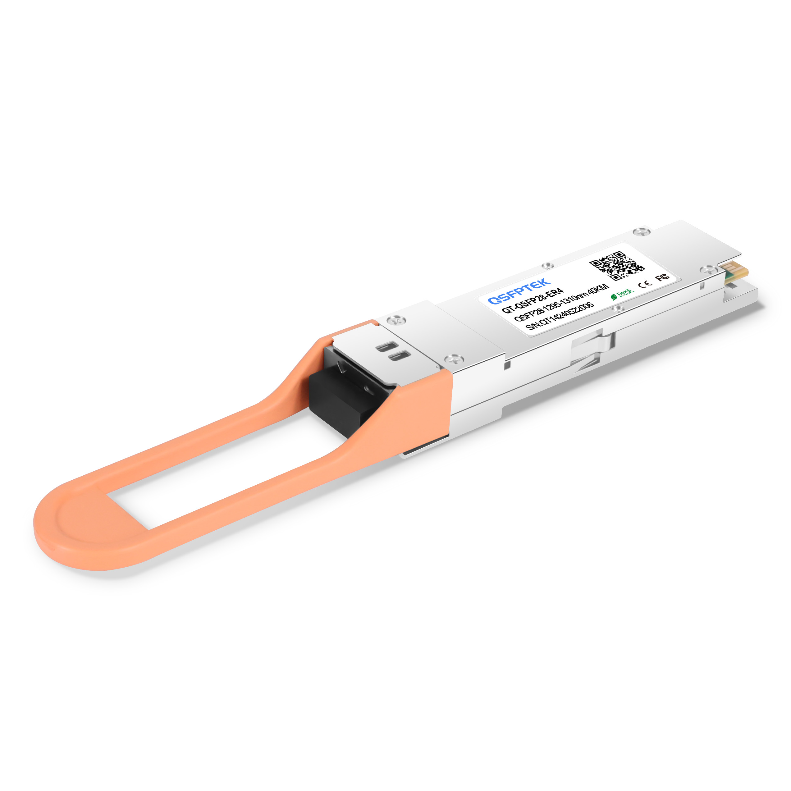 Cisco Compatible 100GBASE-ER4 QSFP28 1310nm 60km DOM Duplex LC/UPC SMF Optical Transceiver Module