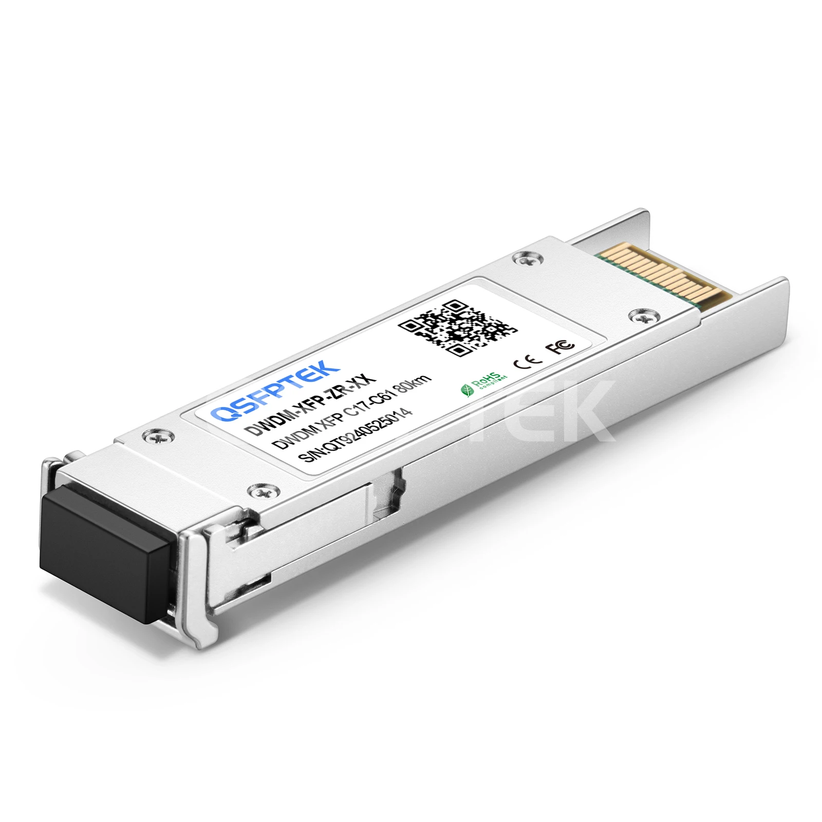 10G XFP DWDM 80km 100GHz 1535.82nm Transceivers - QSFPTEK