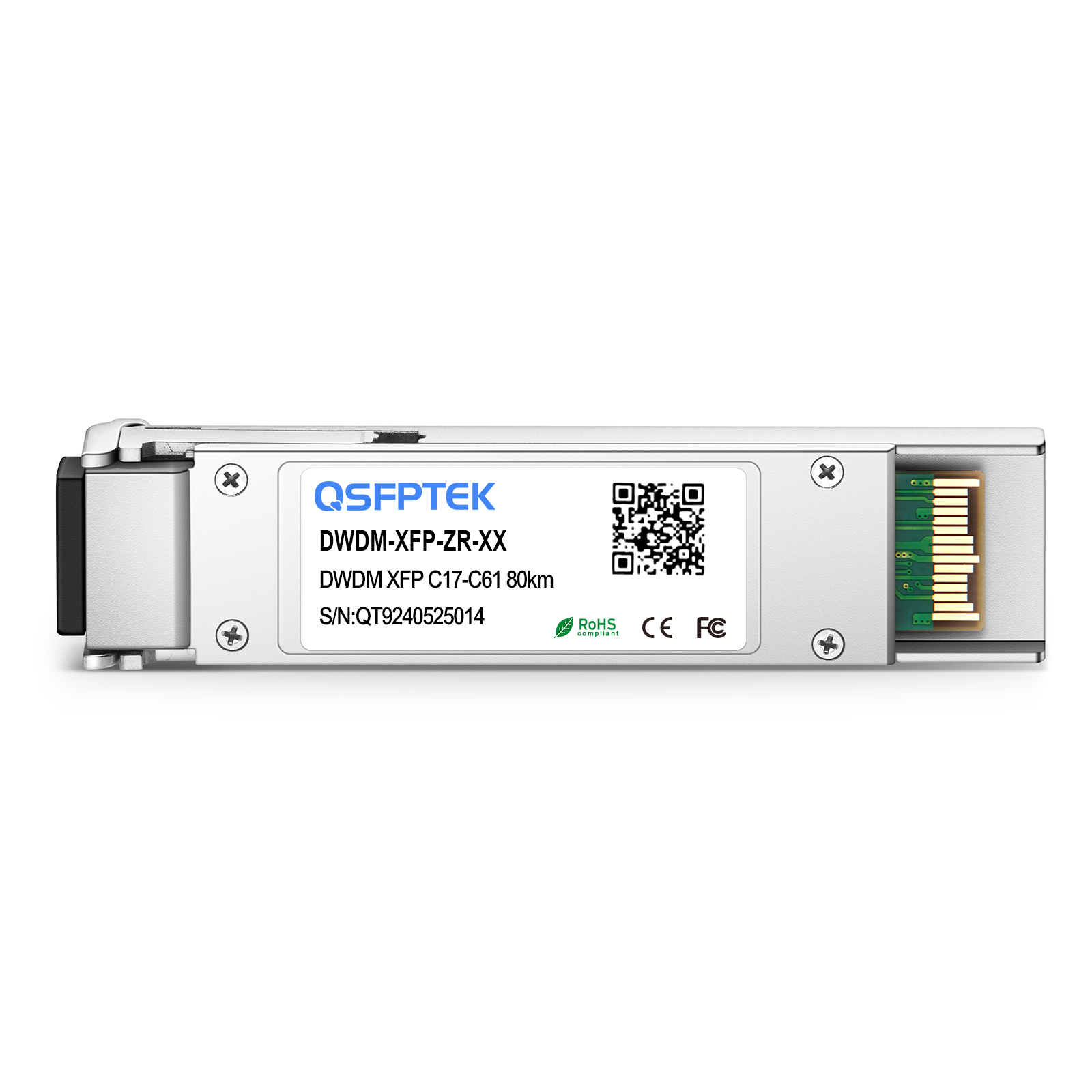 10G XFP DWDM 80km 100GHz 1531.12nm Transceivers - QSFPTEK