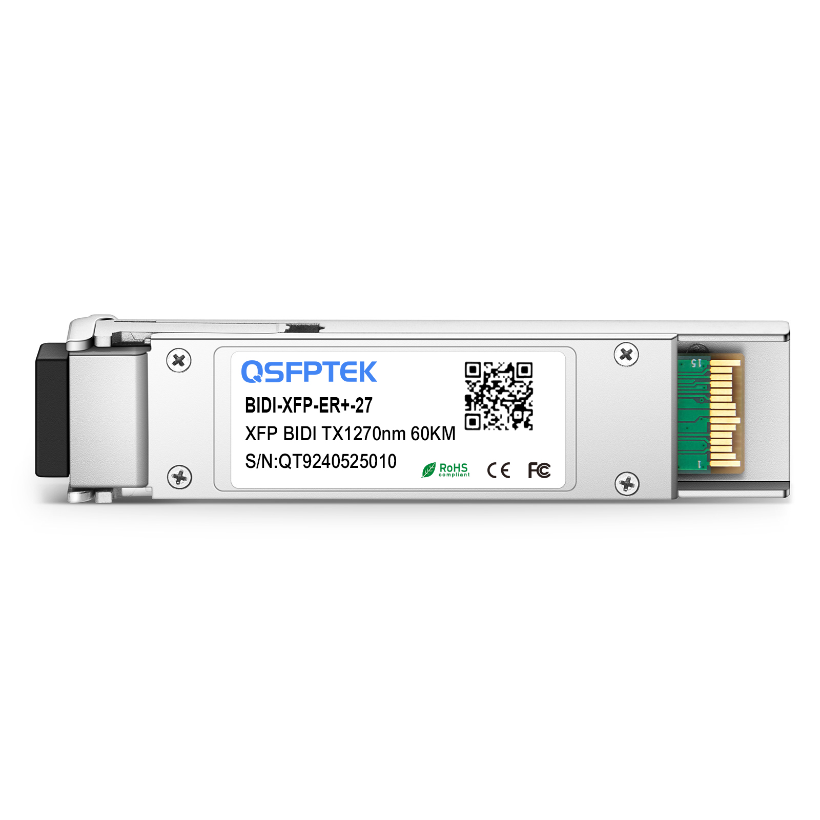 Cisco XFP-10G-BX60U-I 互換 10GBASE-BX BiDi XFP 1270nm-TX/1330nm-RX
