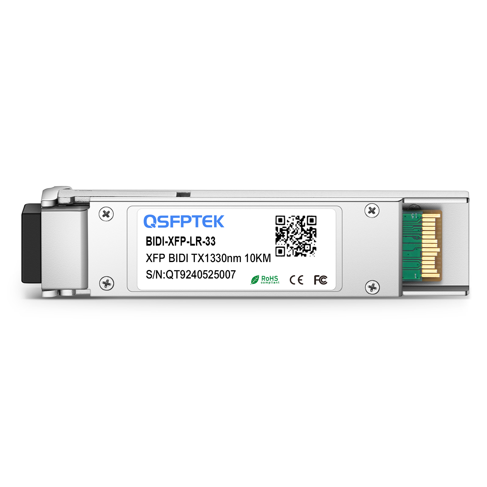 Brocade 10G-XFP-BXD-10K 互換 10GBASE-BX BiDi XFP 1330nm-TX/1270nm