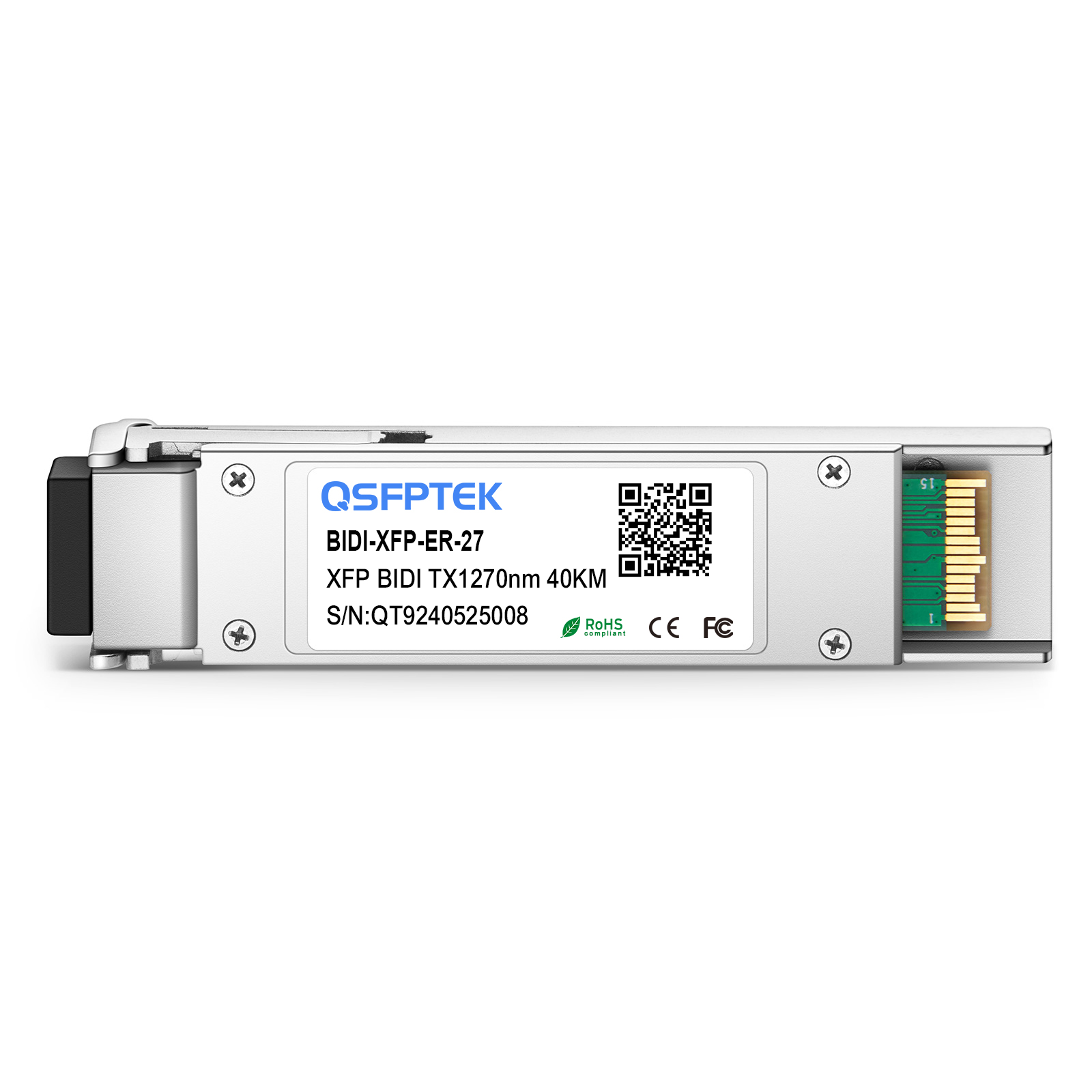 Dell GP-XFP-10GBX-U-40 互換 10GBASE-BX BiDi XFP 1270nm-TX