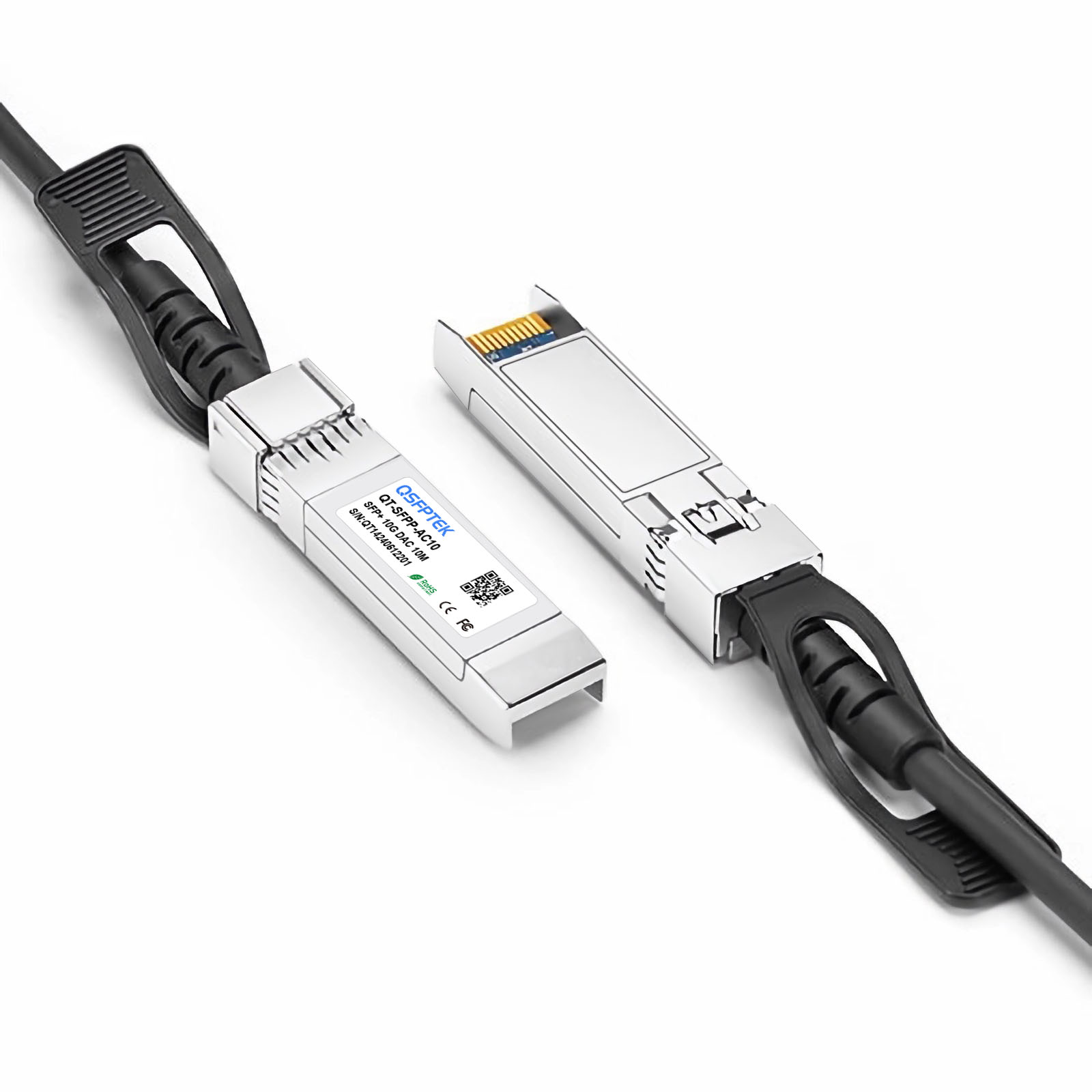 Cisco SFP-H10GB-CU10M Compatible 10G SFP+ DAC Twinax Cable- QSFPTEK