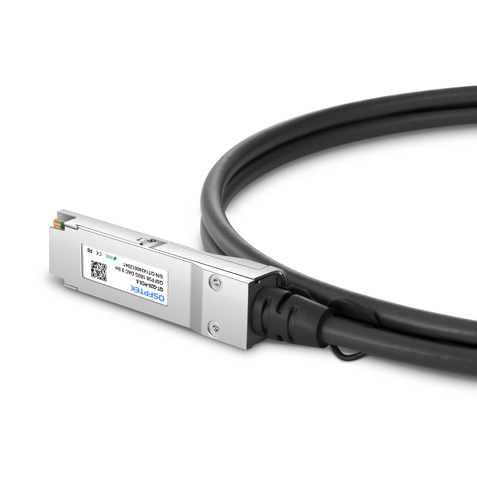 Cisco QSFP-100G-CU0.5M 100G QSFP28 Passive DAC Copper Twinax Cable - QSFPTEK