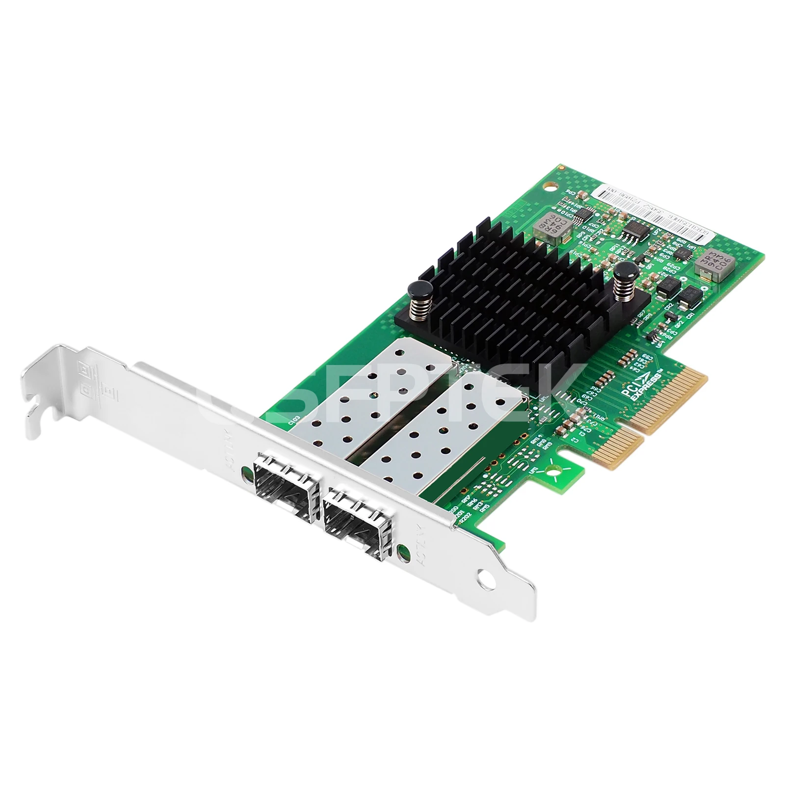 Carte PCIe Réseau LAN 10G Fibre SFP+ 2 Ports LC - CHIPSET BROADCOM