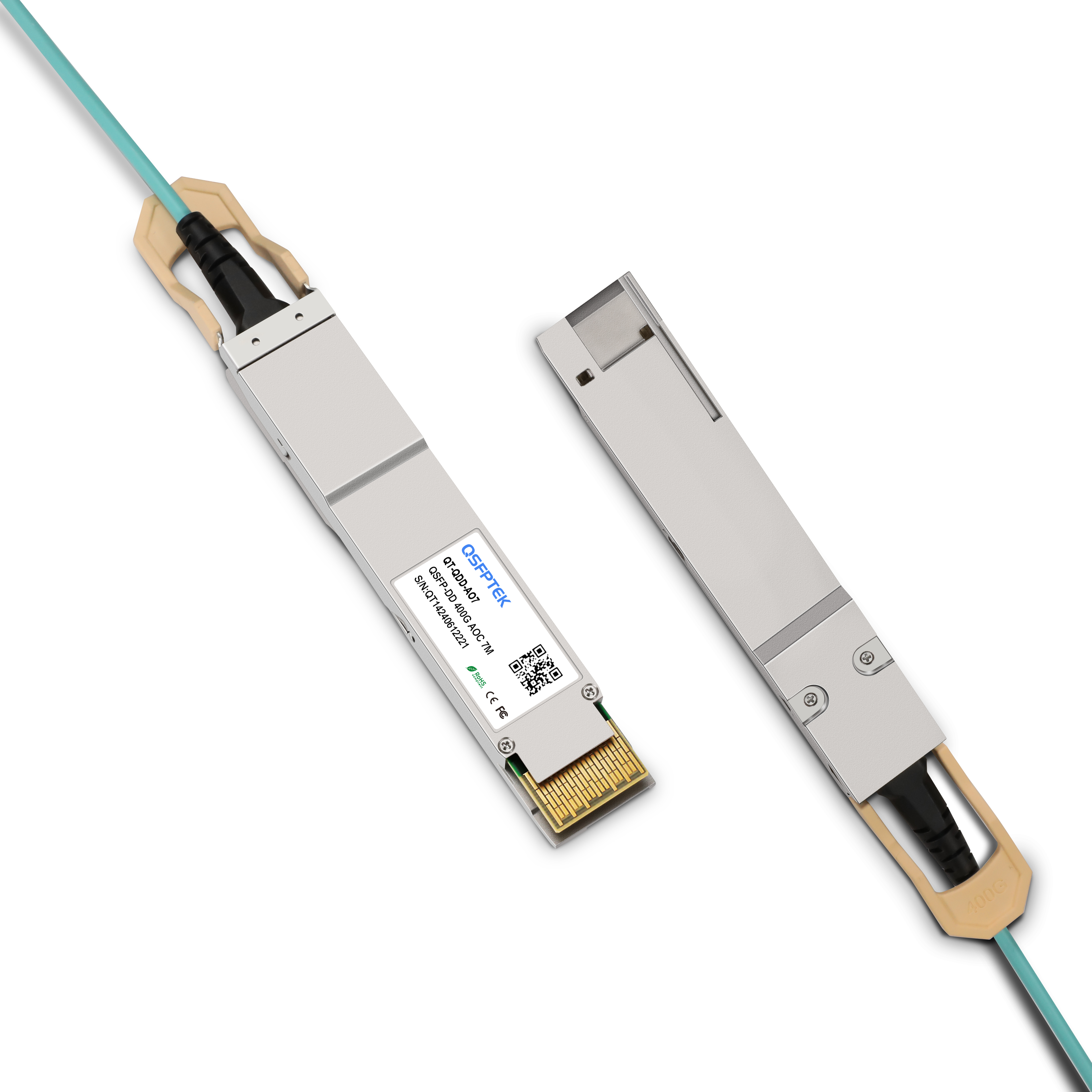 7m (23ft) NVIDIA Compatible 400G QSFP-DD Active Optical Cable (AOC ...