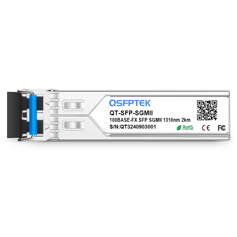 Cisco GLC-GE-100FX Compatible 100BASE-FX SFP Module - QSFPTEK
