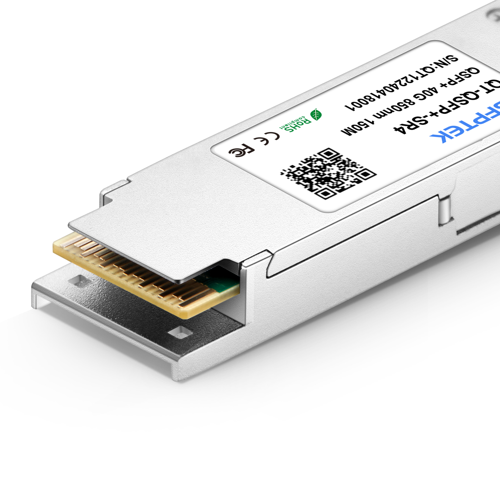 Fortinet FG-TRAN-QSFP+SR 40GBASE-SR4 QSFP+ Transceiver