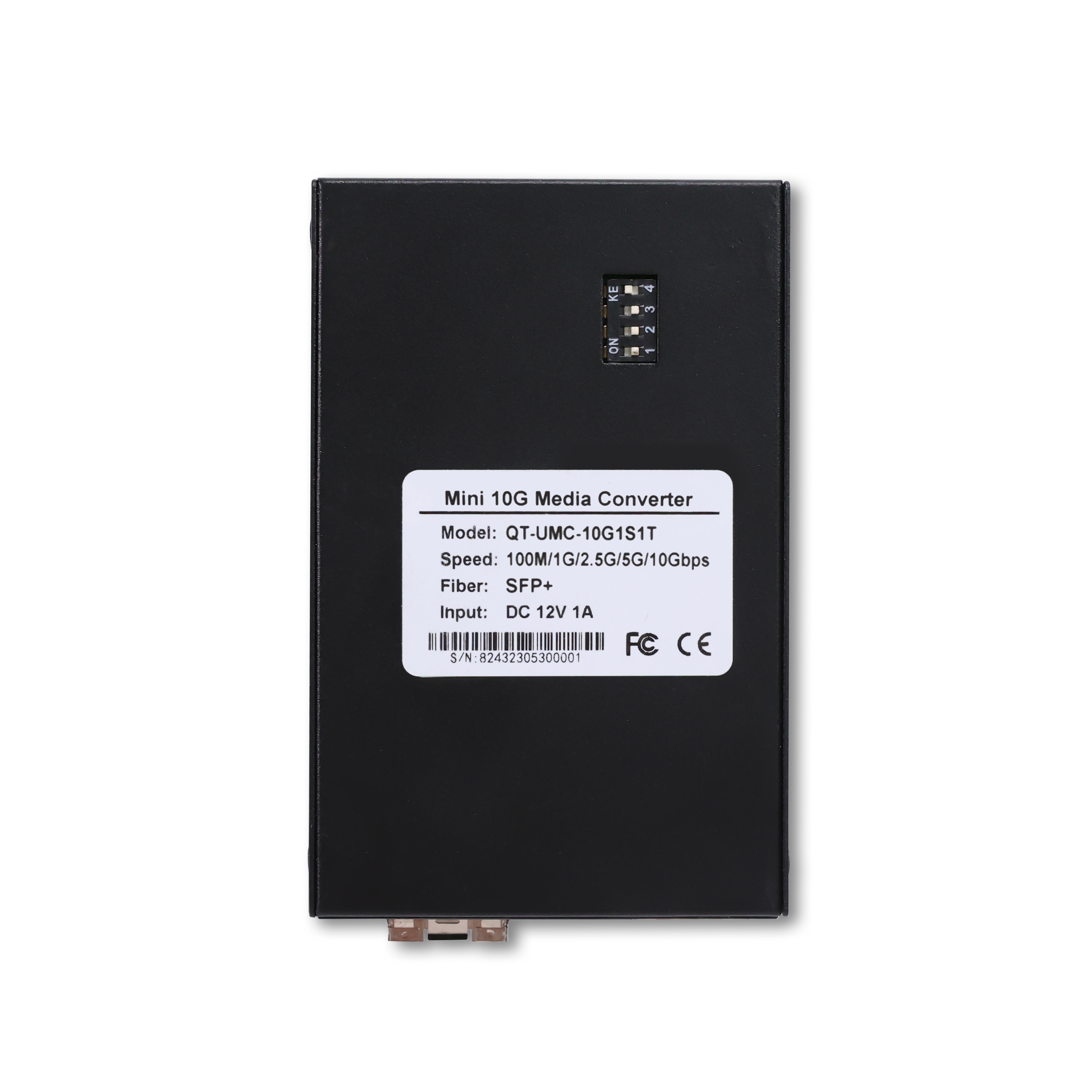 Mini Unmanaged 1x 100M/1G/2.5G/5G/10GBase-T RJ45 to 1x