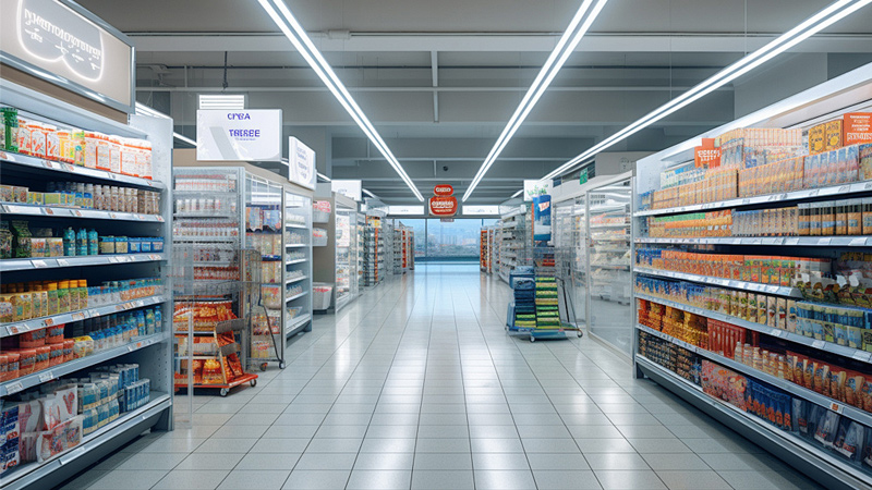 AI helps supermarket