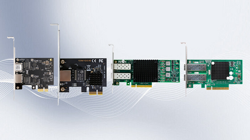 Common Ethernet Card Types by Bandwidth