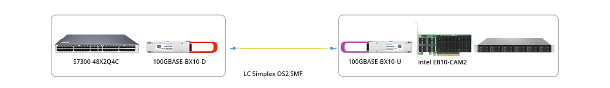100G BIDI Connectivity With NIC