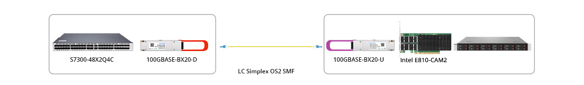 100G BIDI Connectivity With NIC