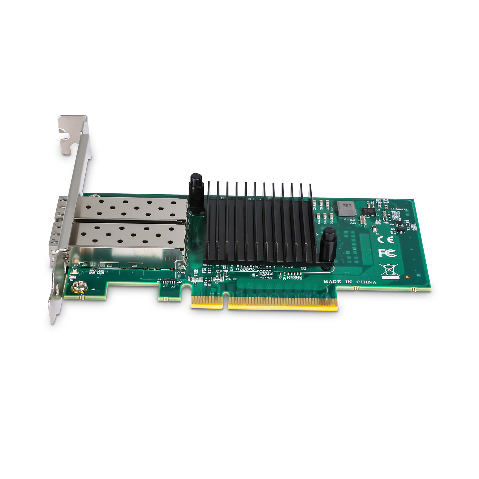 PCIE X8 Interface To 2X 10GbE SFP+ Fiber Port Converged - View #4