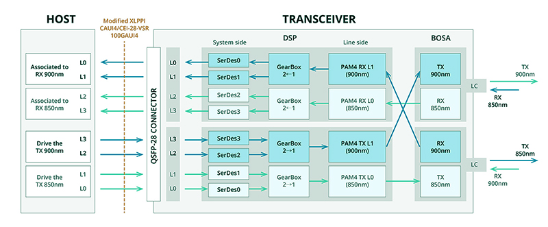 100G SRBD Work Principle