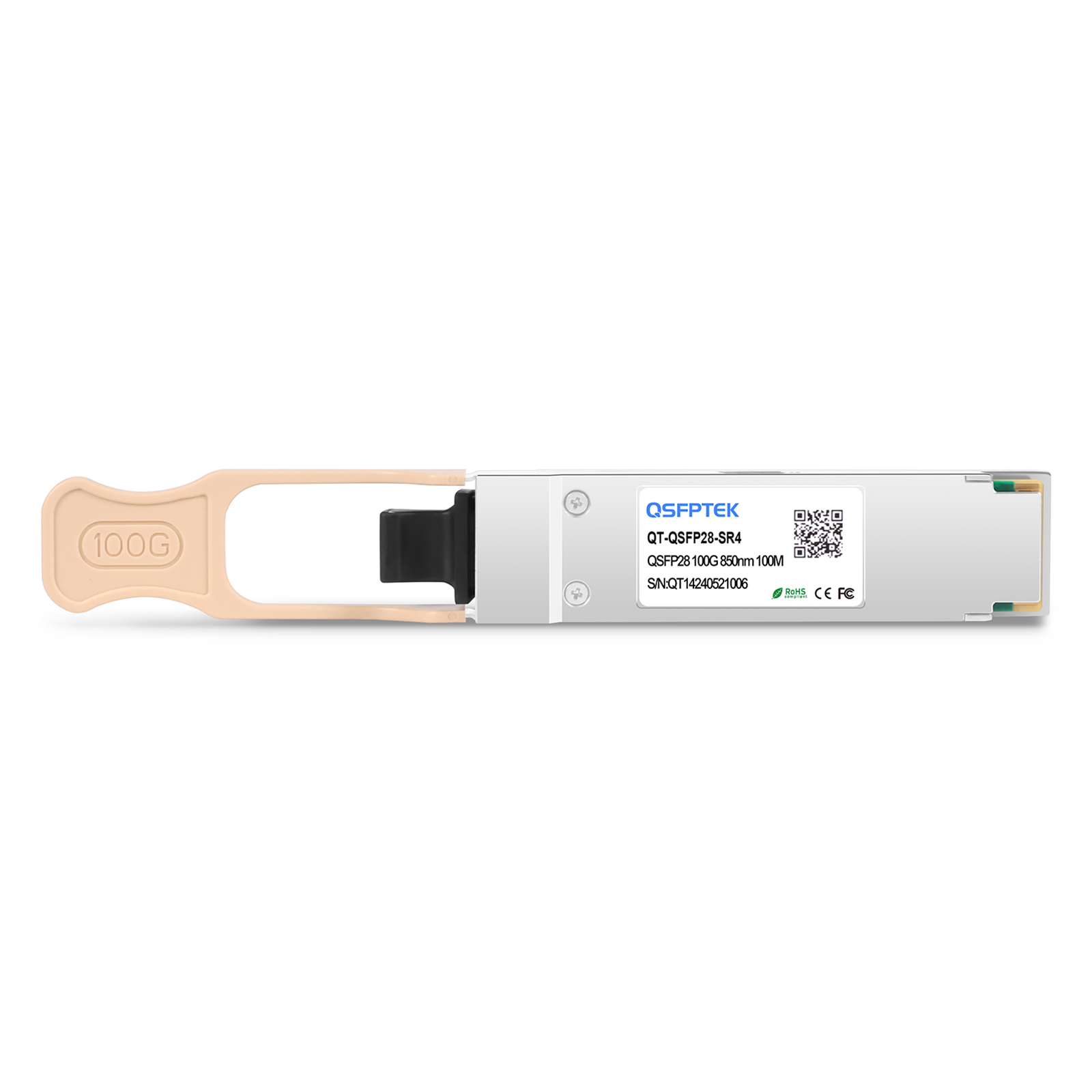Fortinet FN-TRAN-QSFP28-SR Compatible 100GBASE-SR4 QSFP28 Optical ...