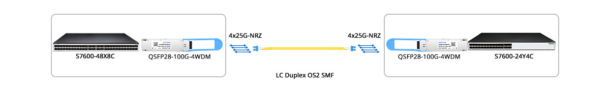 100G-CWDM-LR4 Direct Connectivity