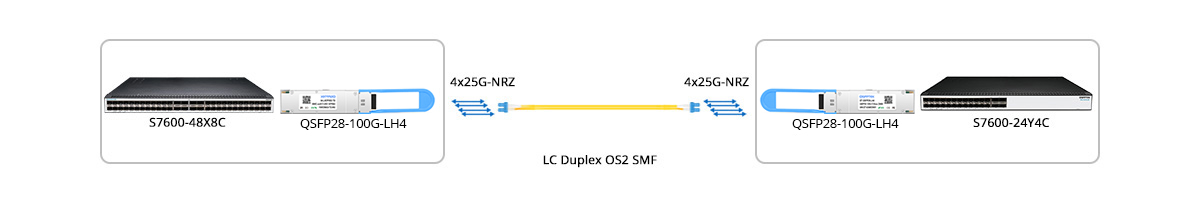 100G-LH4 Direct Connectivity