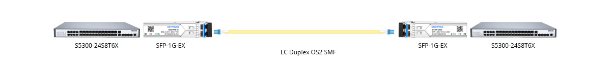 Connection 1: 1000BASE-LH/EX SFP Connectivity