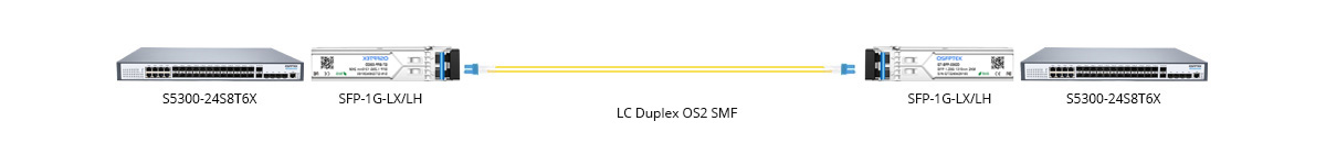 1G singlemode connection