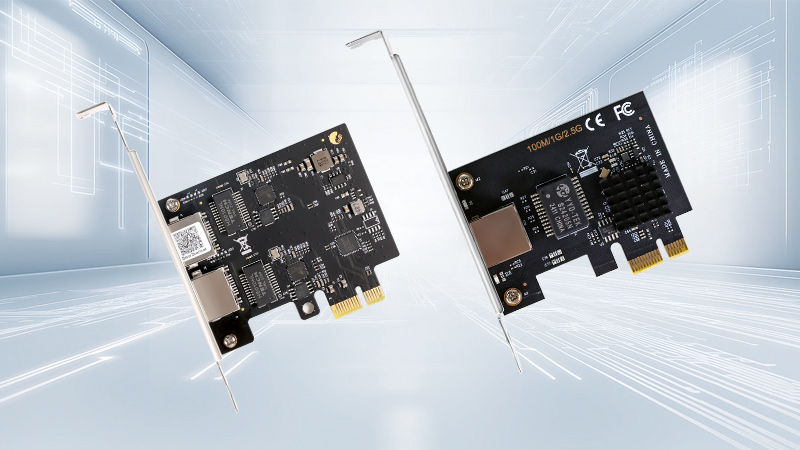 N215327-Yoidesu Carte réseau PCI-E double port Gigabit Ethernet Carte