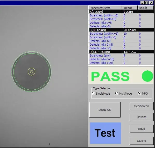 Microscope-Test-Output-Screen
